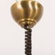 Murano glass striped globe lamp attr. to La Murina, Italy 1970s