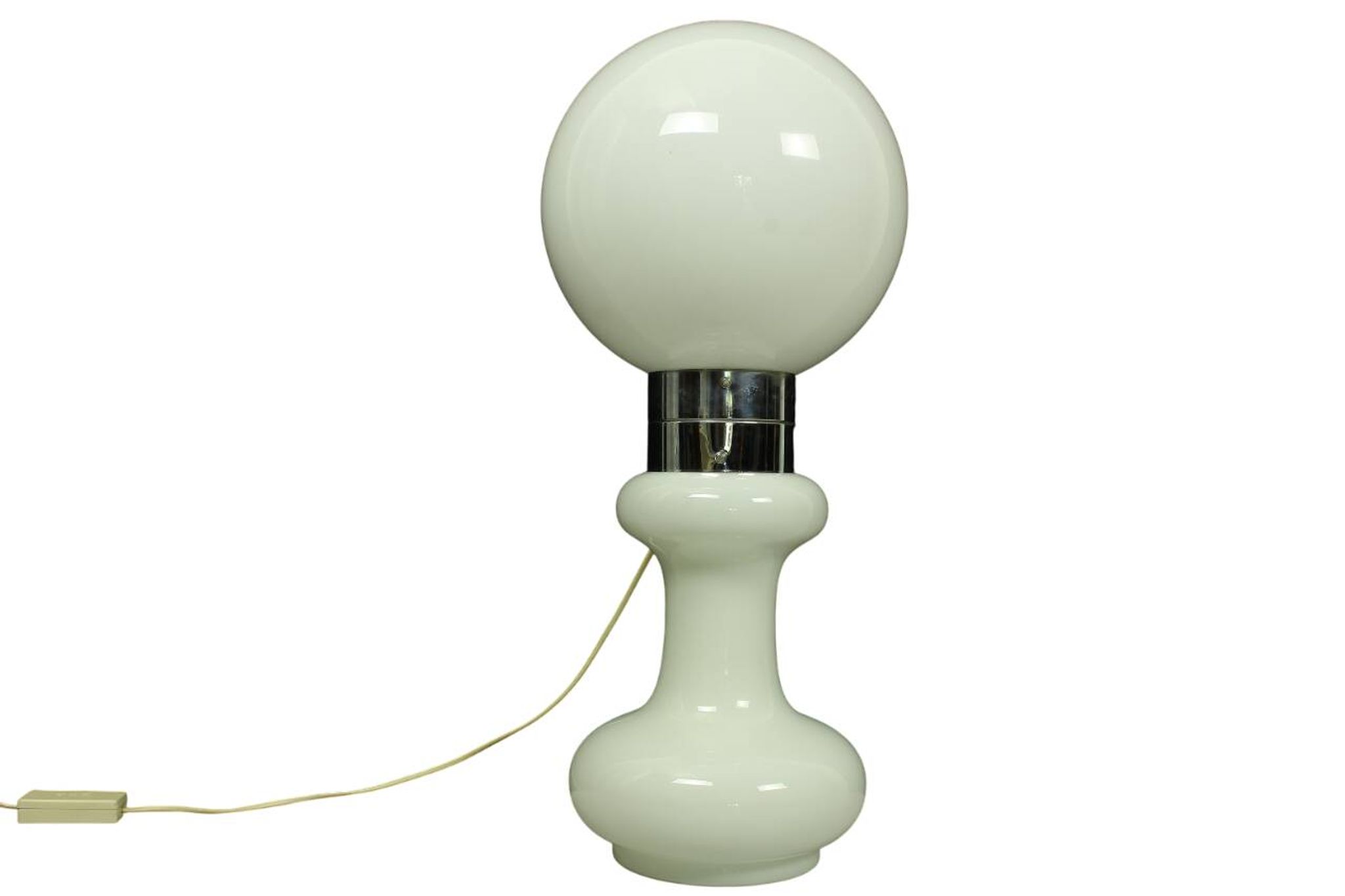 Mid Century Floorlamp Carlo Nason " Birillo" for A.V. Mazzega, Italy 1960