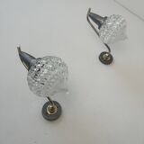 Pair of old vintage wall lights 1950