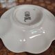 Ceramic dish from Gien Renaissance blue background D22 cm