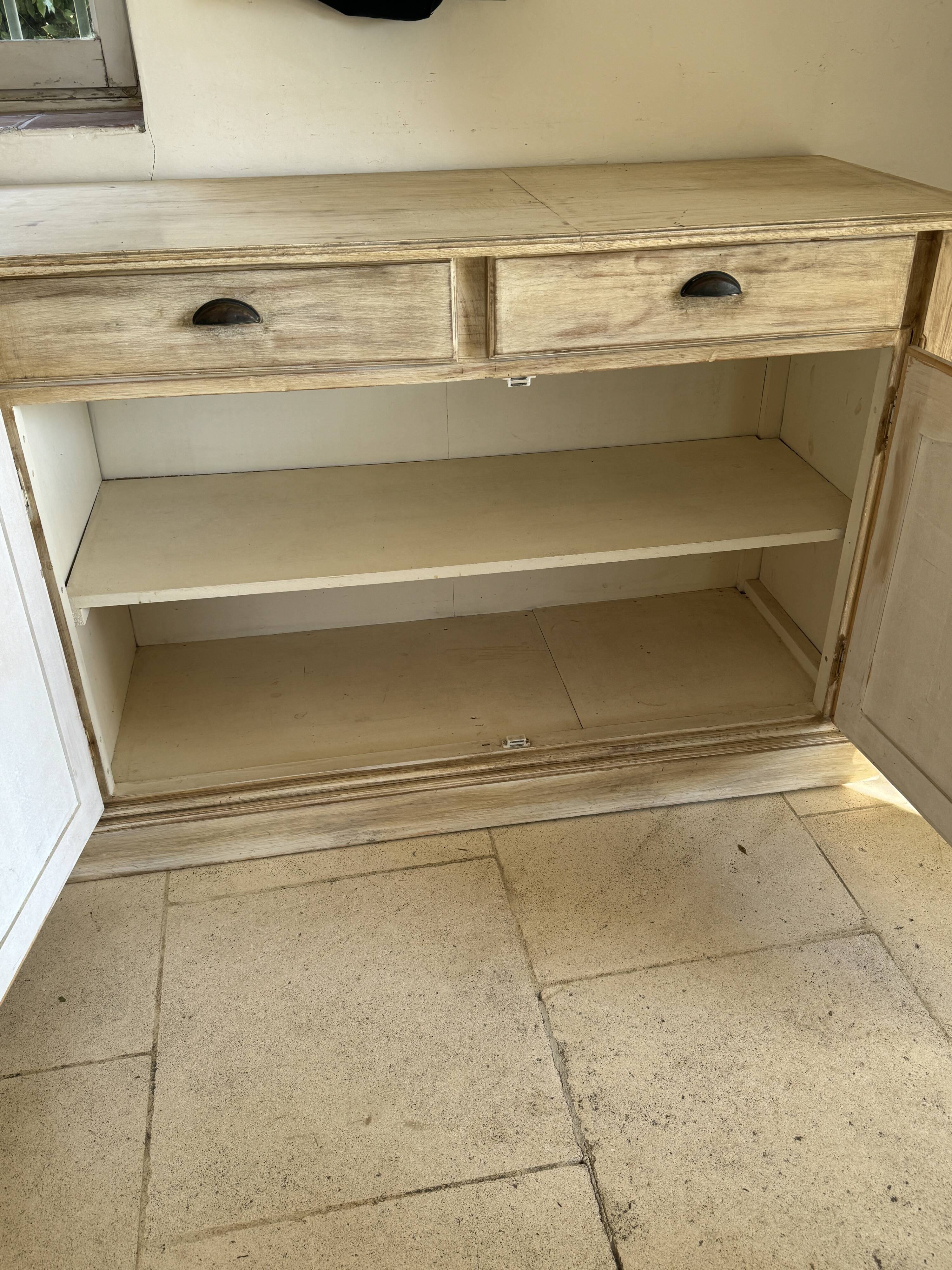 Vintage wood buffet / storage cabinet