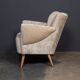 ELEGANT 20thC PAIR OF BOUDOIR SHELL-BACK CHAIRS c.1950
