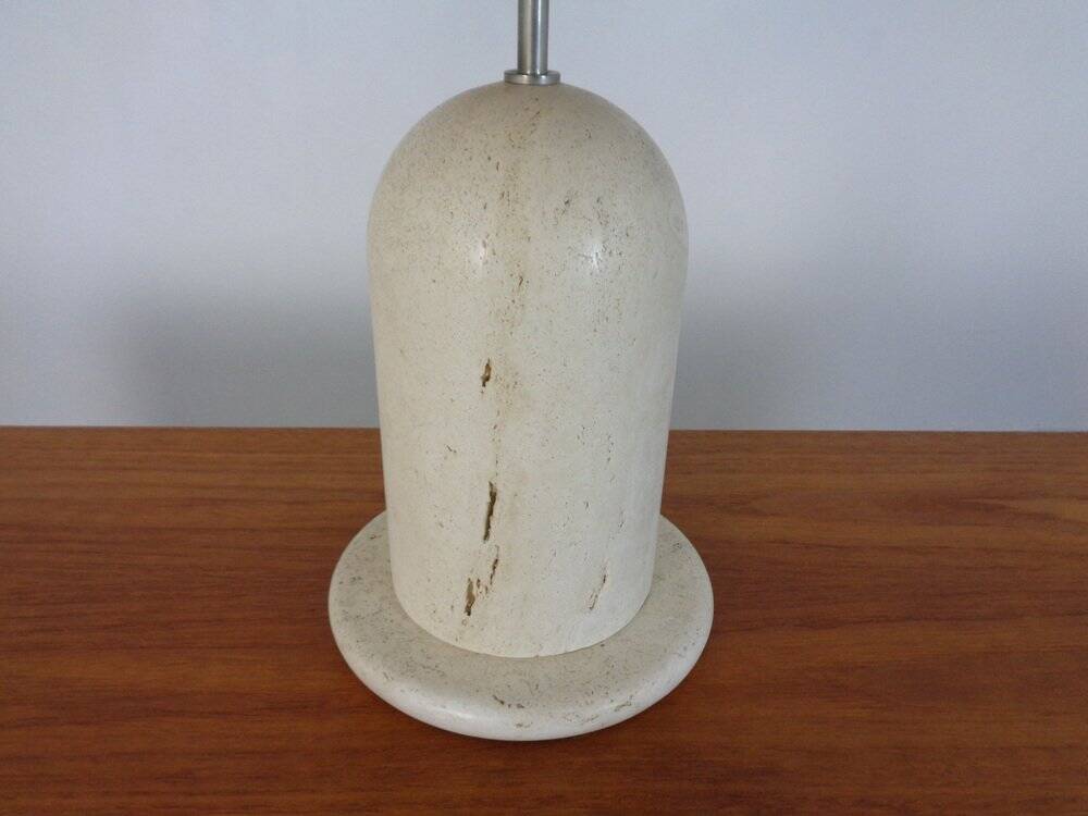 Italian Travertine Lamp, 1970s