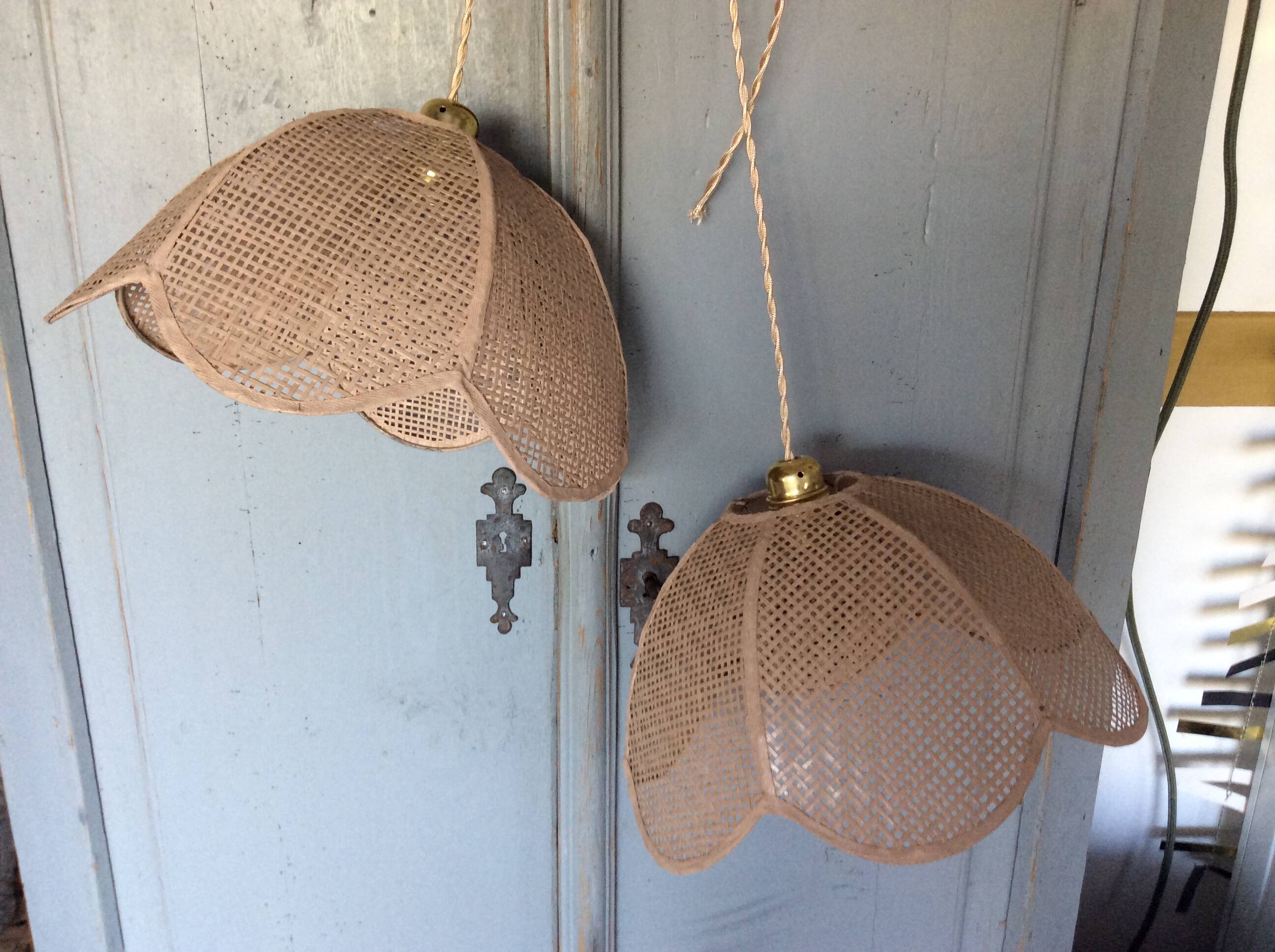 2 flower hangings