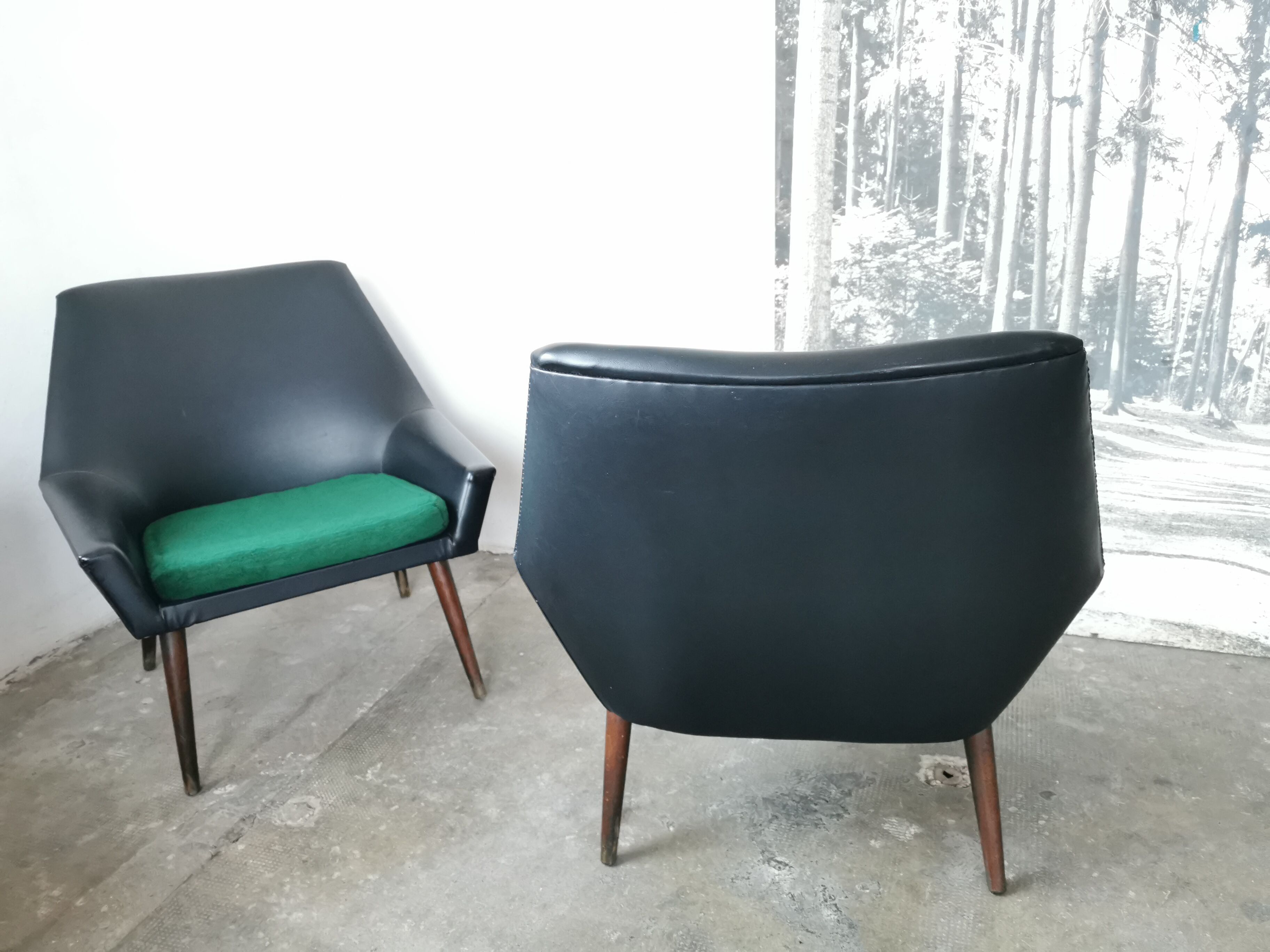 Pair of vintage armchairs 1960