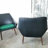 Pair of vintage armchairs 1960