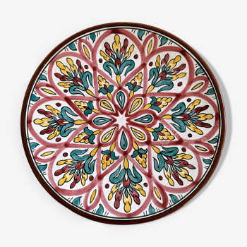 Large colorful dish.