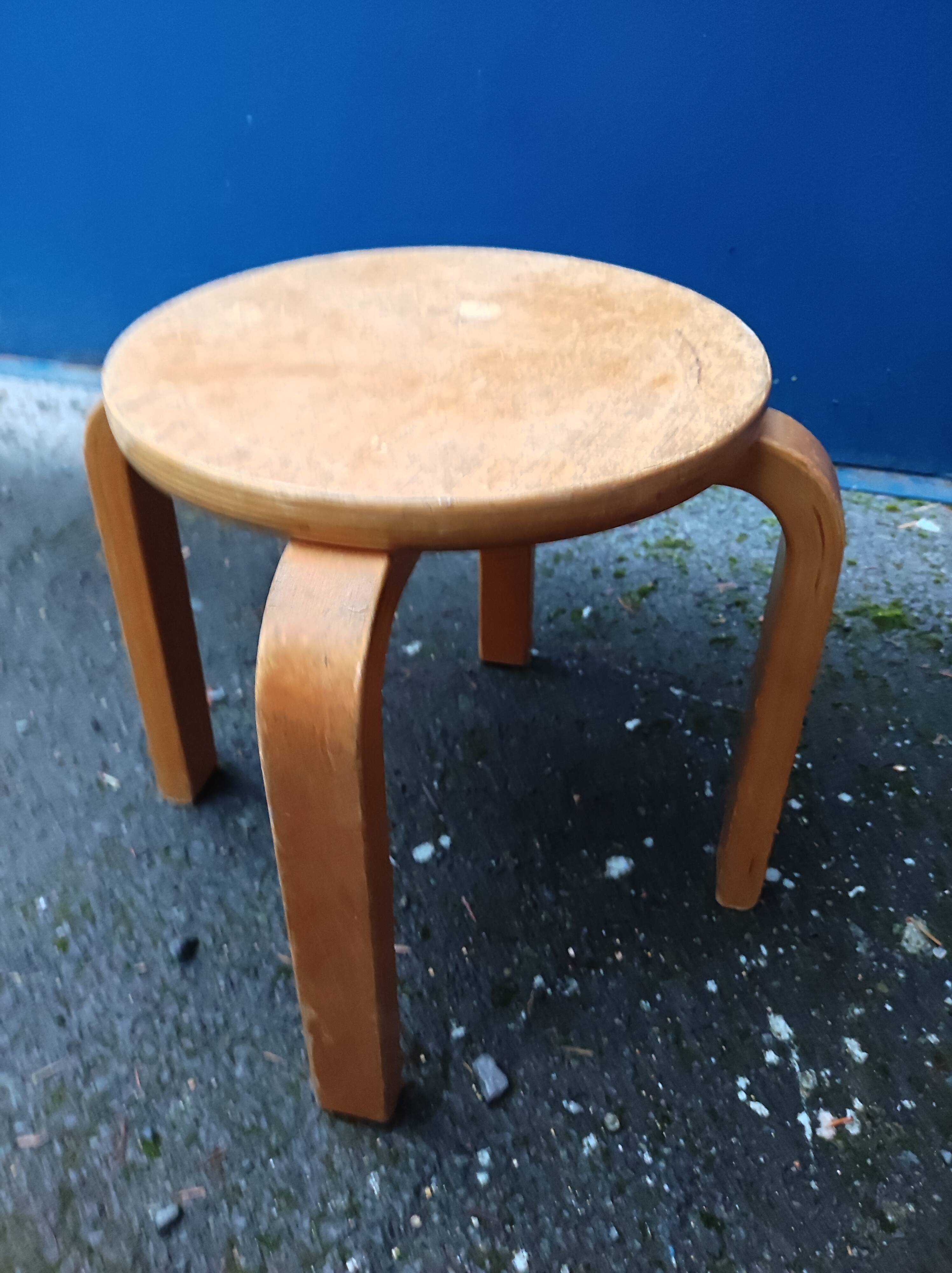 Children's wooden stool