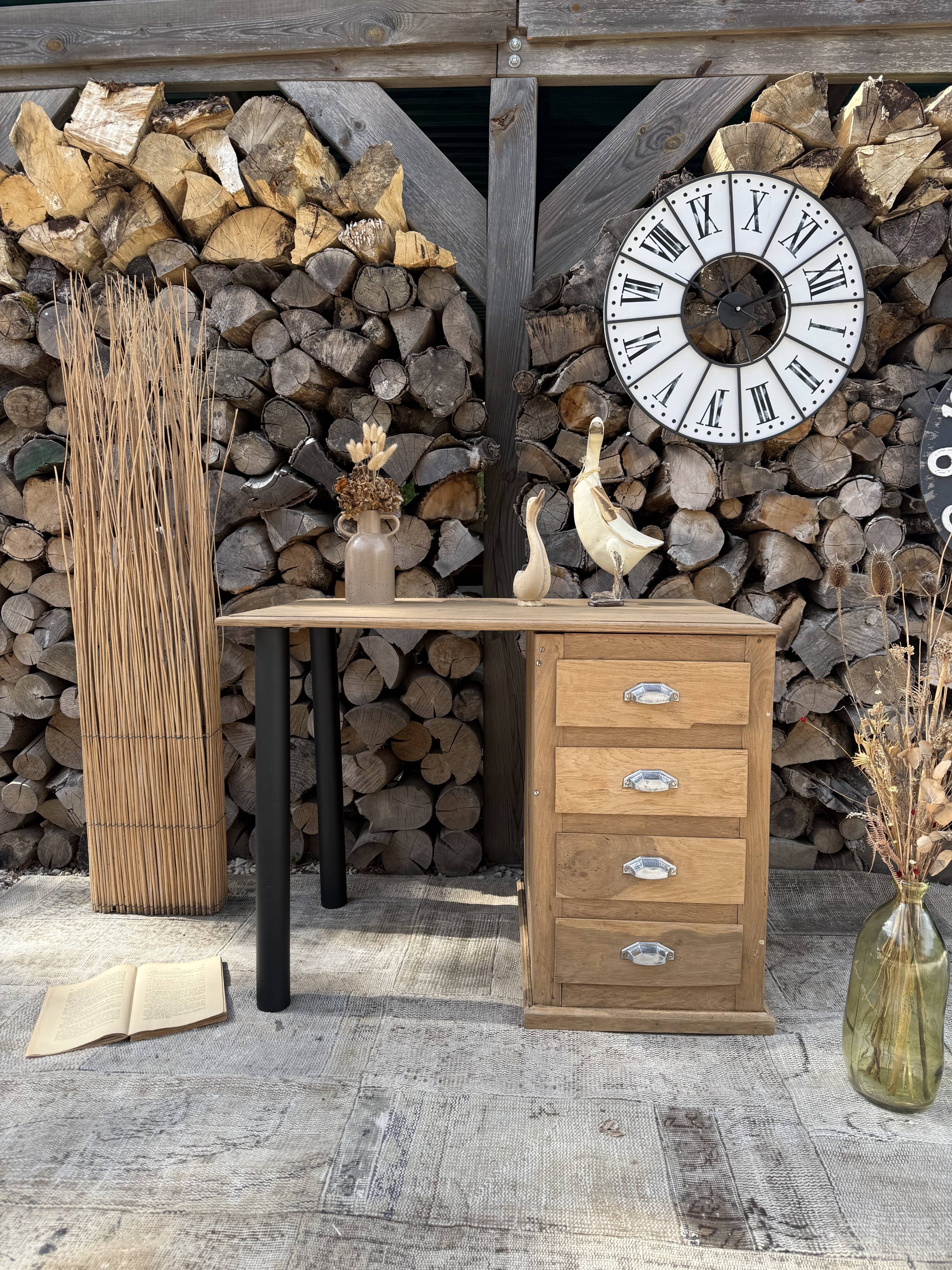 Wooden desk