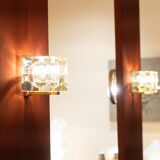 Pair of Cubosfera wall lights by Alessandro Mendini, Italy, 1960s.