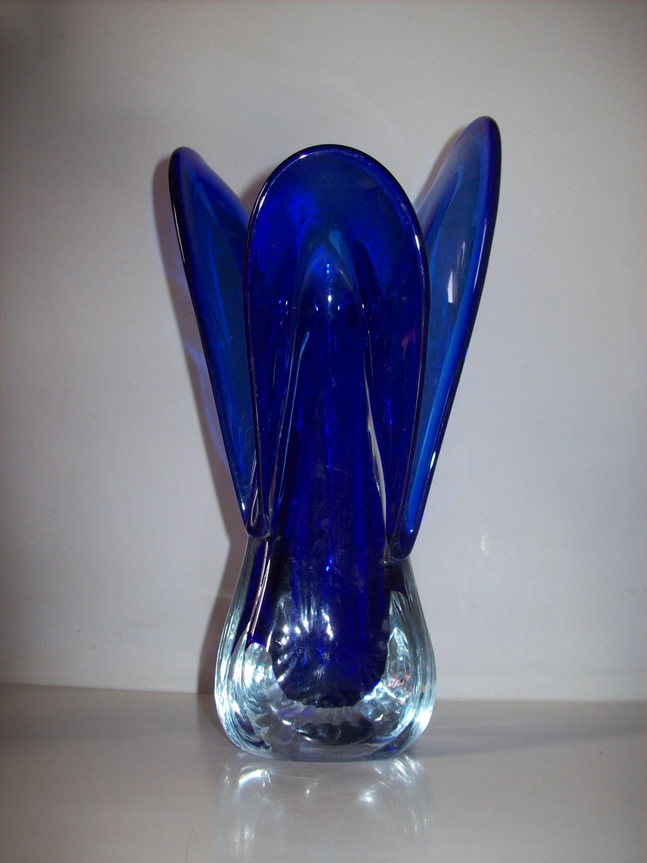 Blown glass vase