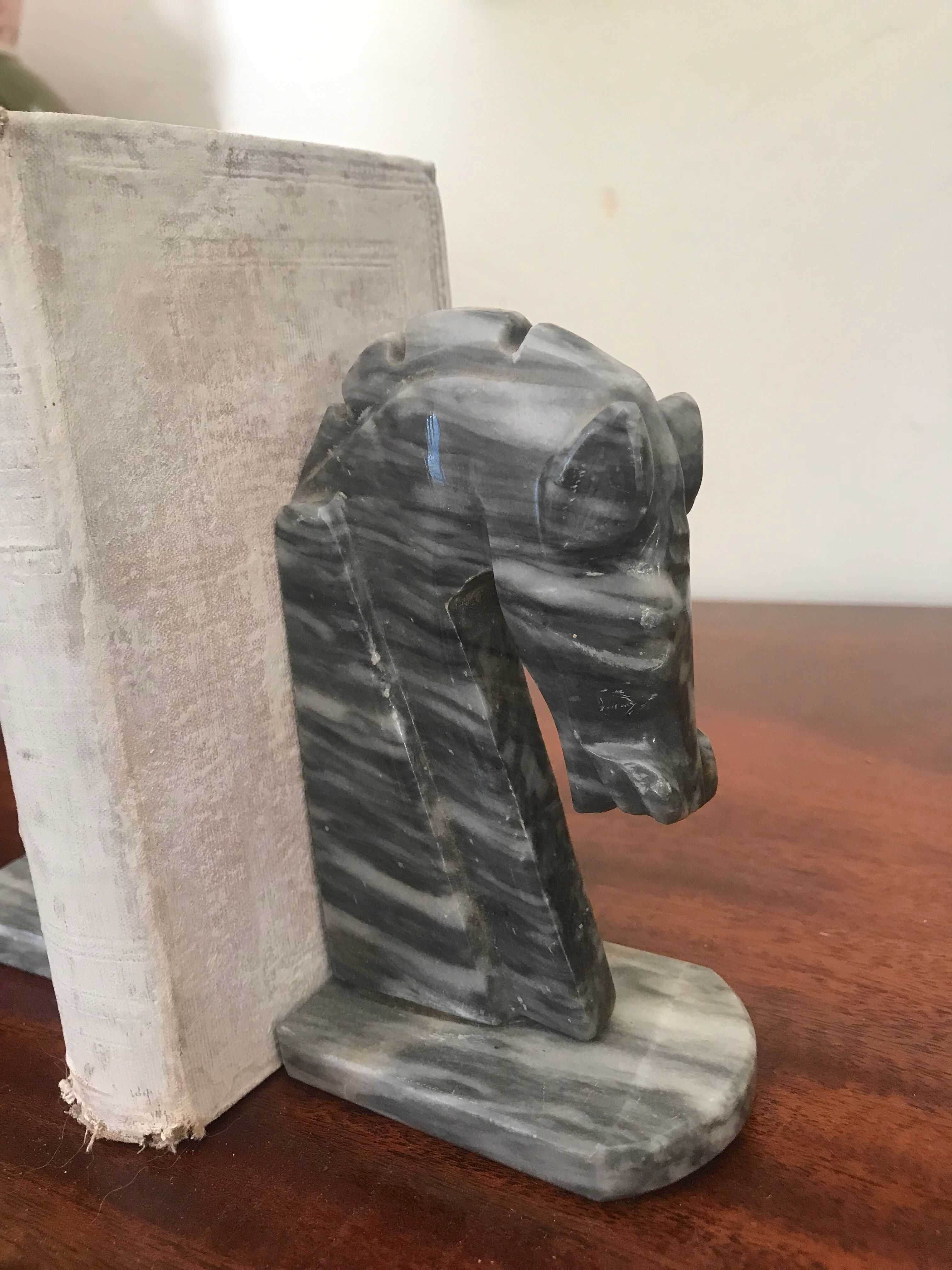 Pair of vintage book clamts