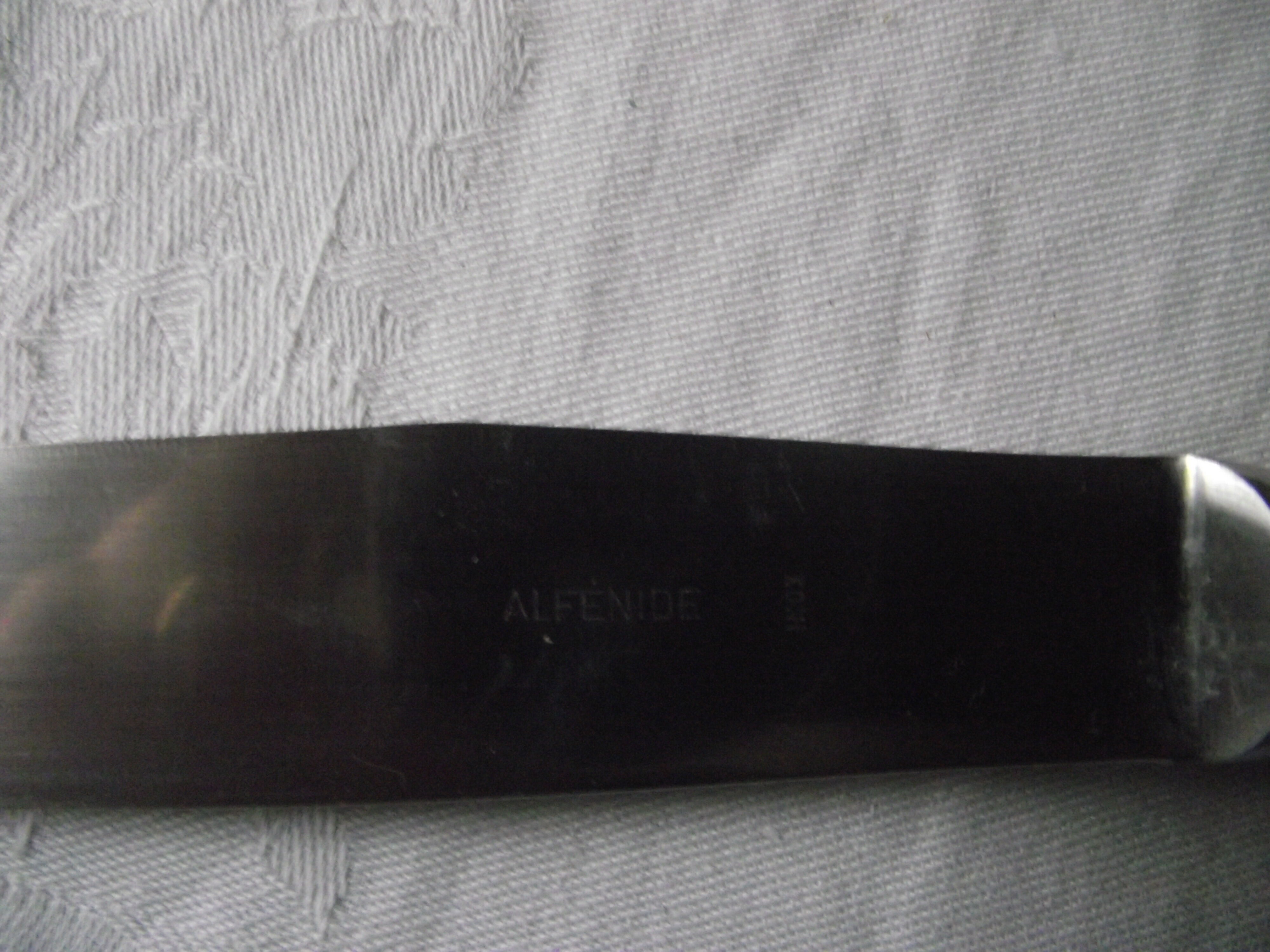 Box of 12 large knives from Alfémide production Christofle