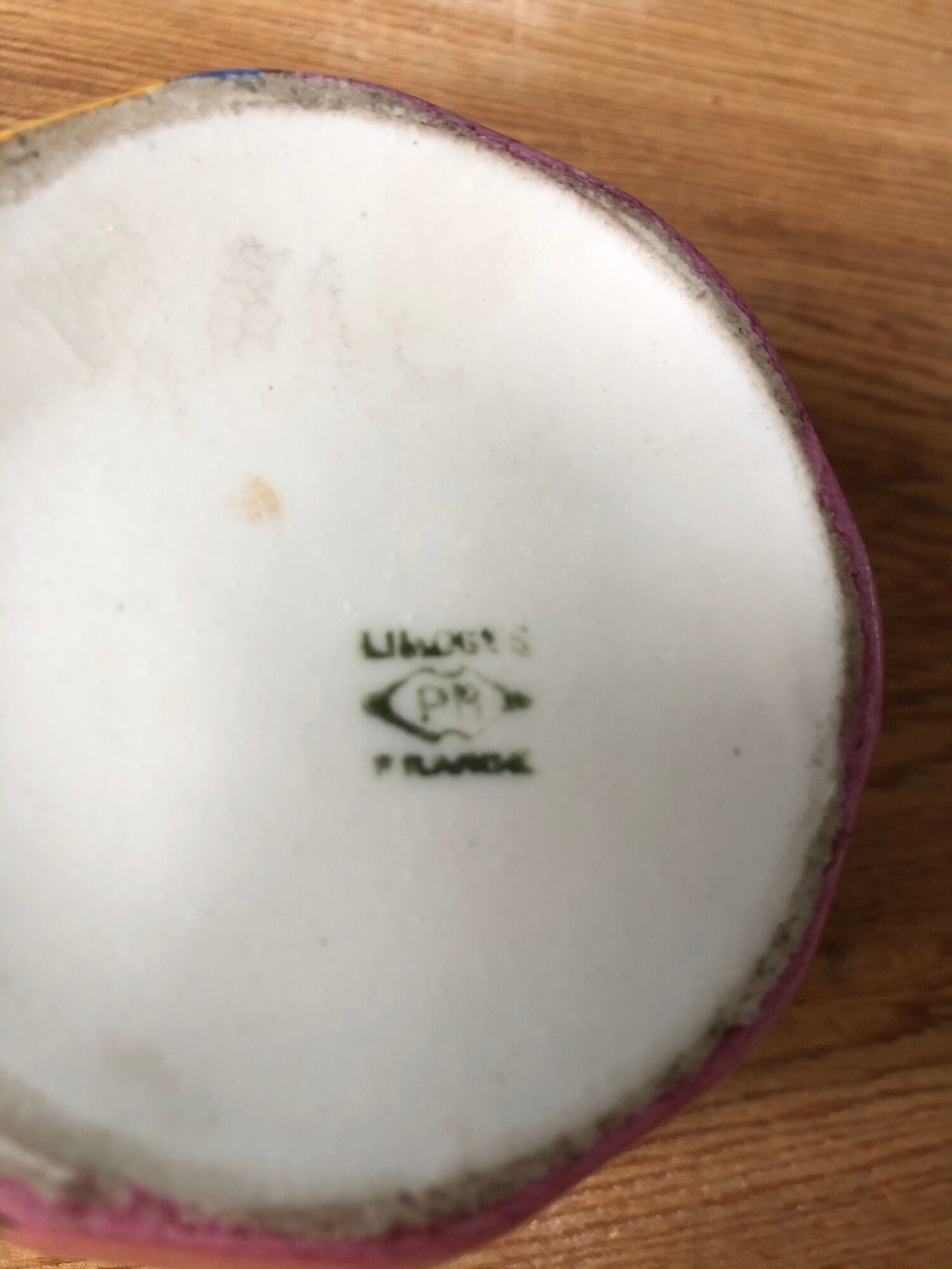 Limoges porcelain Art Deco candy