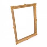 Large French mirror in a gold frame.