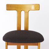 Set of 6 Danish 'T' shaped chairs – 1960s Mid-Century Modern Design
