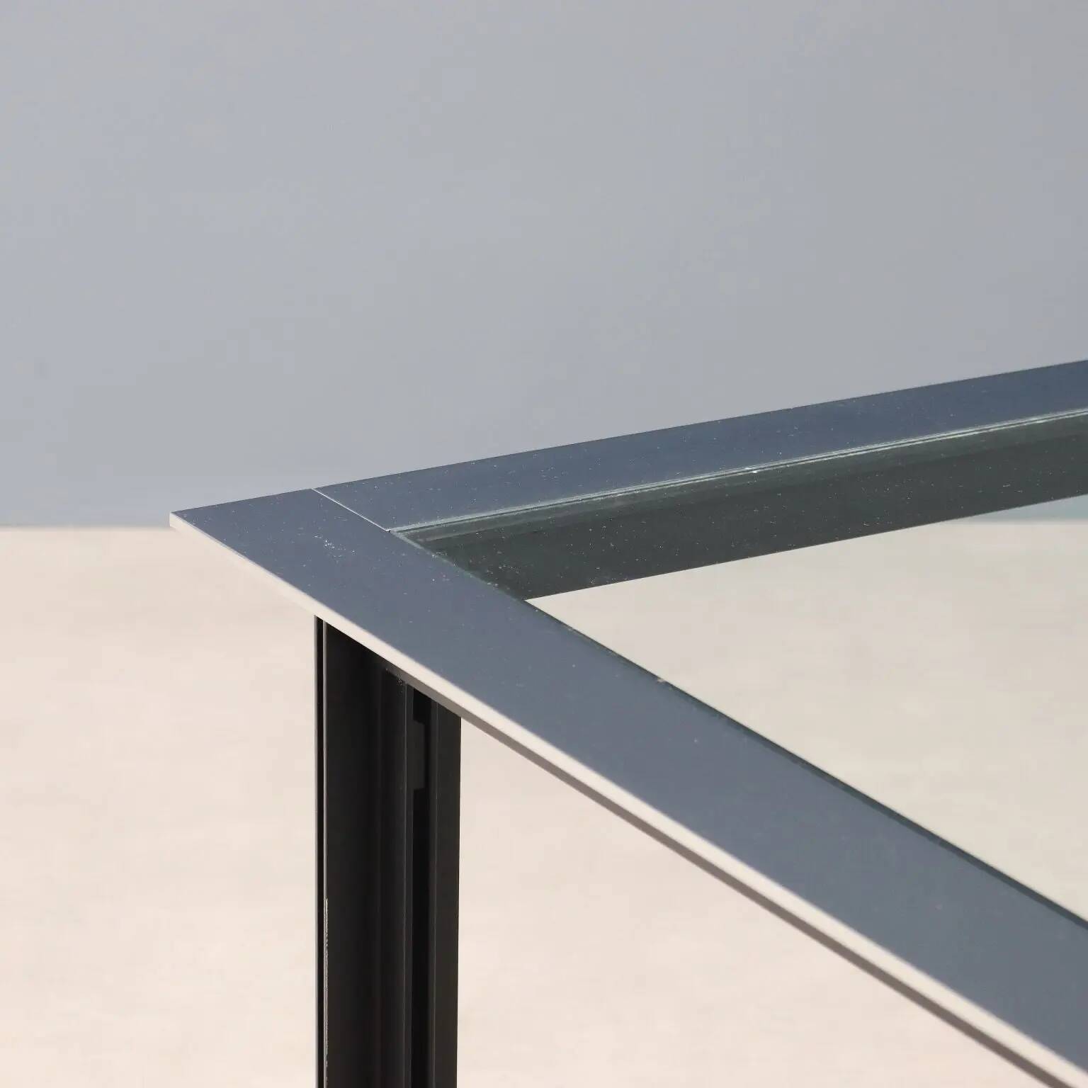 Azucena coffee table "Fasce Cromate" vintage design L. Caccia Dominioni