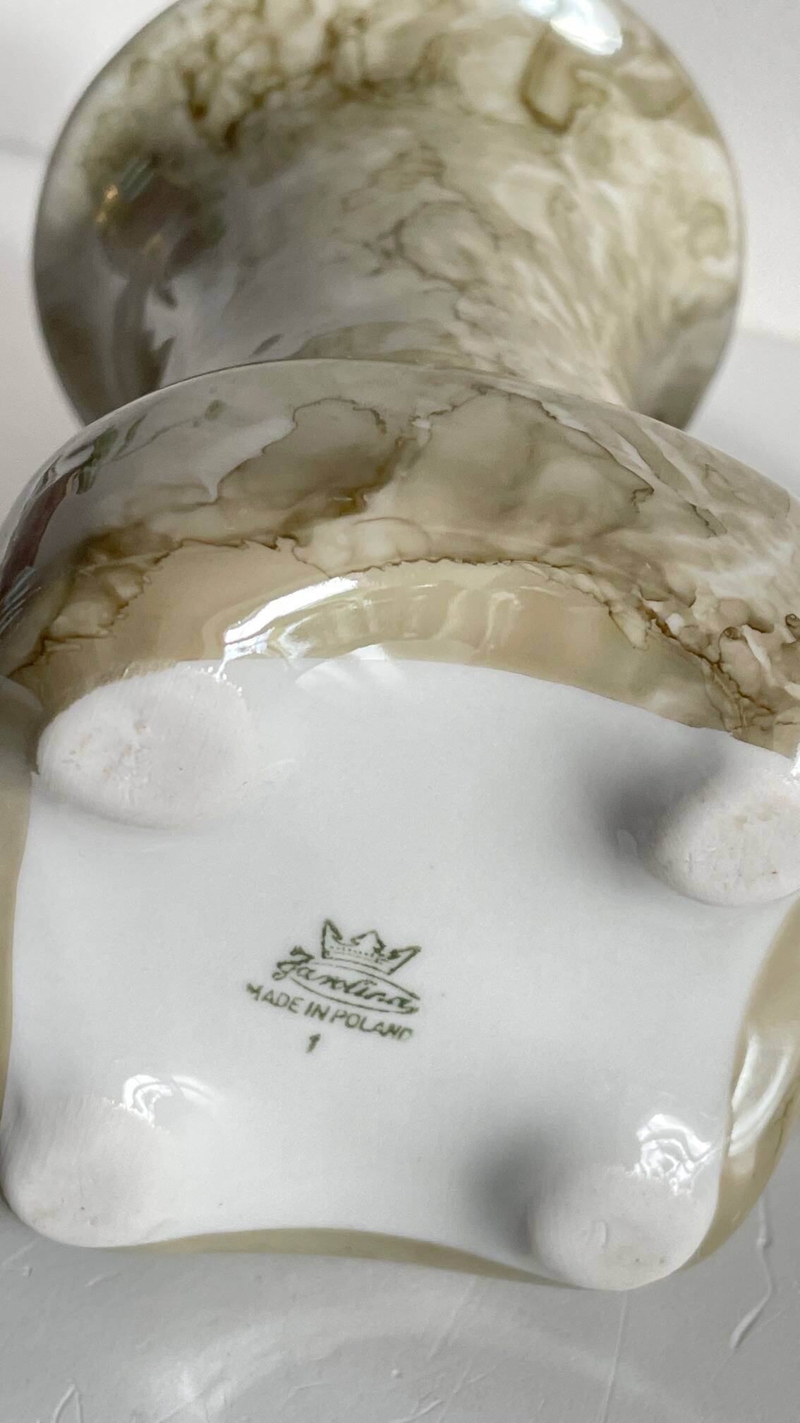 VASES Karolina Porcelaine Pologne ANNEES 70/80