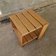 Vintage crate table, 1990s oak