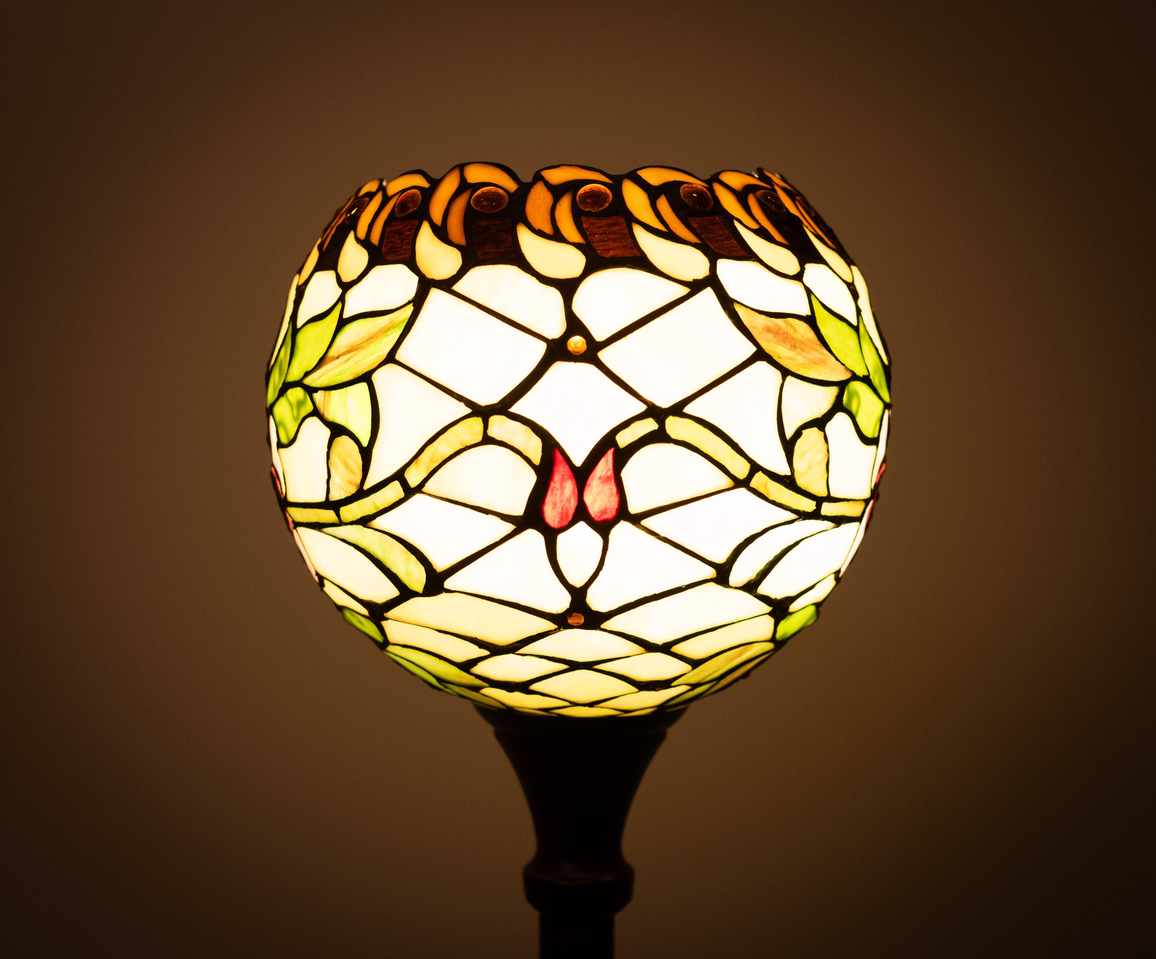 Tiffany & co style floor lamp 1990s France