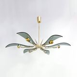 Large Dahlia-style chandelier