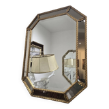 Miroir a parclose doré vintage