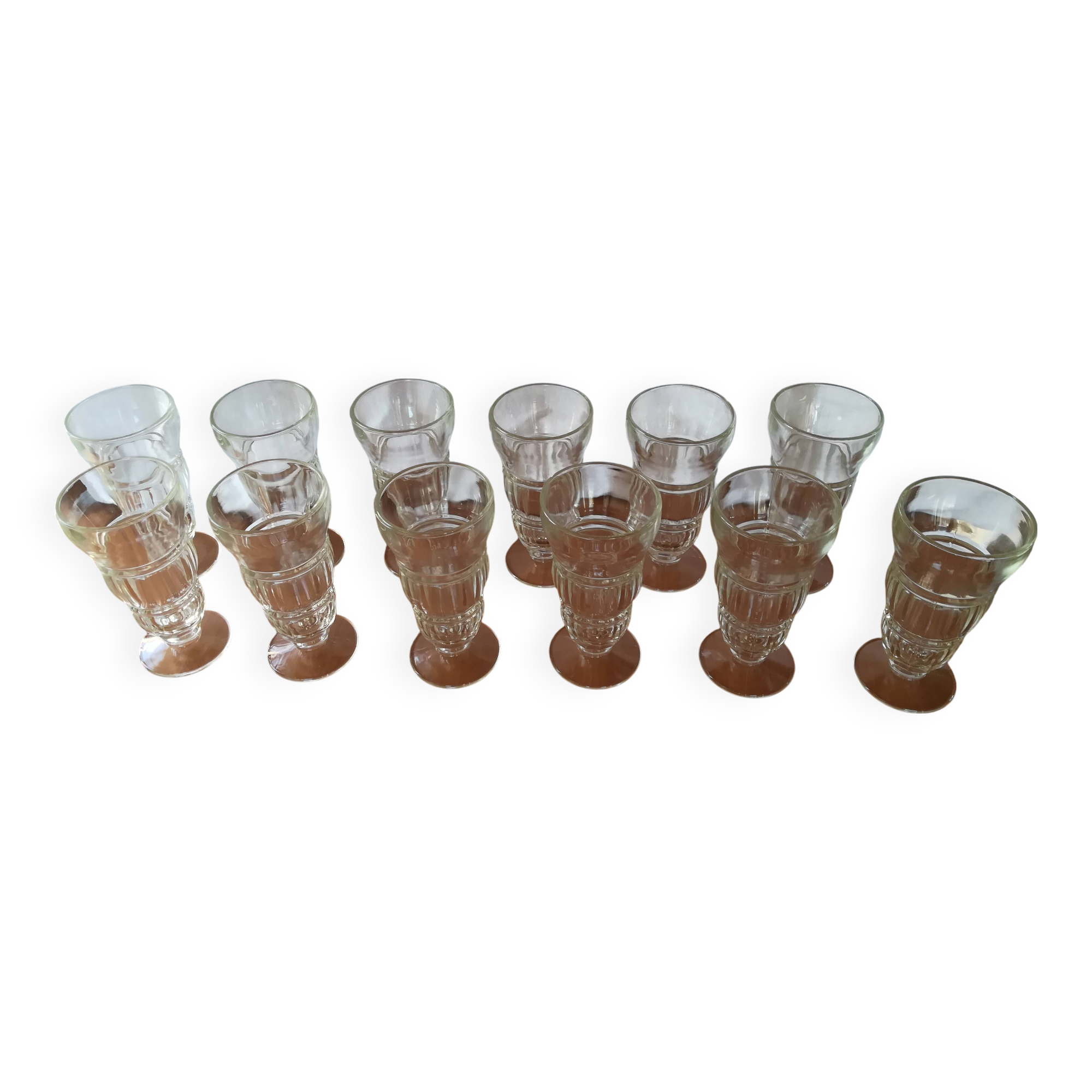 Milkshake glasses Stemmed ice cream cups