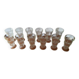 Milkshake glasses Stemmed ice cream cups