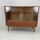 Vintage Jentique small wall unit/display cabinet from the 1960s made of teak