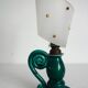 Table lamp ceramic and plastic 1950s
