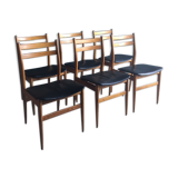 Batch chairs Scandinavian years 60' (6)