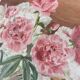 Old painting, still life bouquet oil on canvas