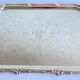 Old flat tray of service Christofle model rockeries silver metal