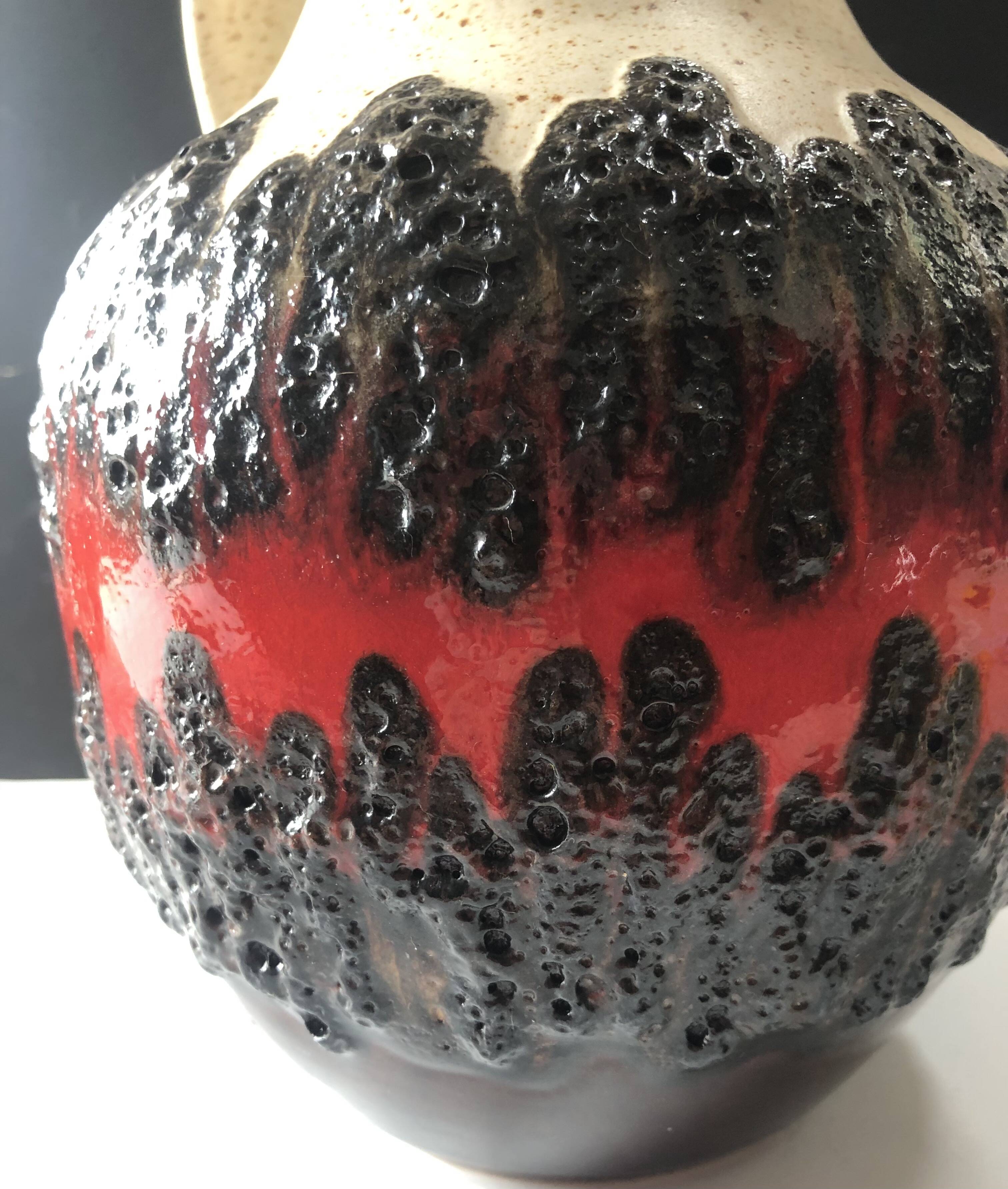 Vase fatlava Bay Keramik West Germany