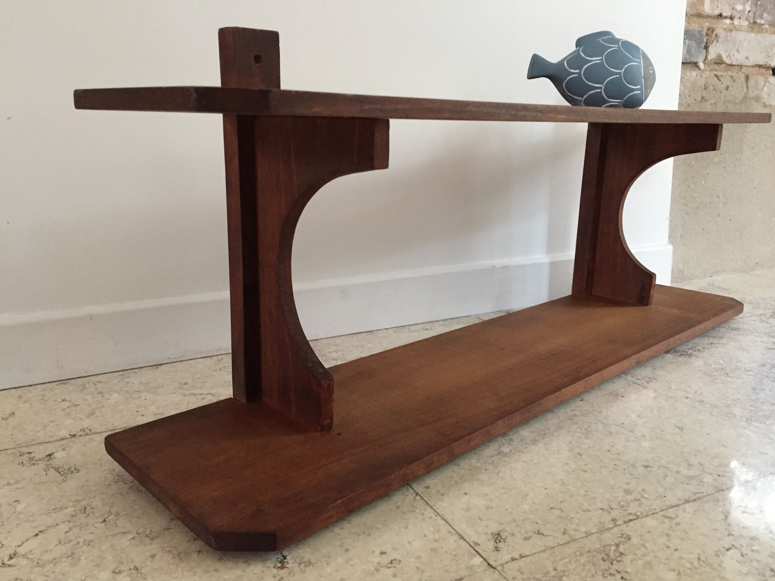 Vintage double shelf