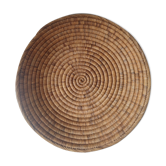 Plateau ethnique en feuille de palmier tressée