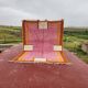 Large pink Berber rug 290x210 cm thick Handmade – Bohemian chic style