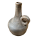 Antique Vintage Cracked Grey Ceramic Soliflore Vase