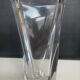 Asymmetrical crystal vase from Sèvres, 1970s.