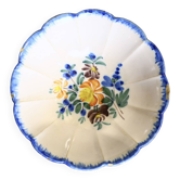 Old earthenware salad bowl