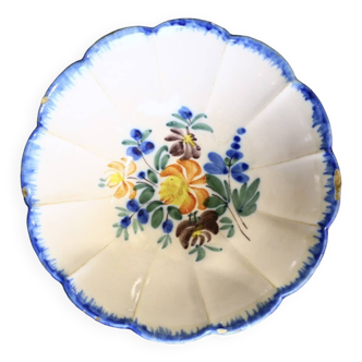 Old earthenware salad bowl