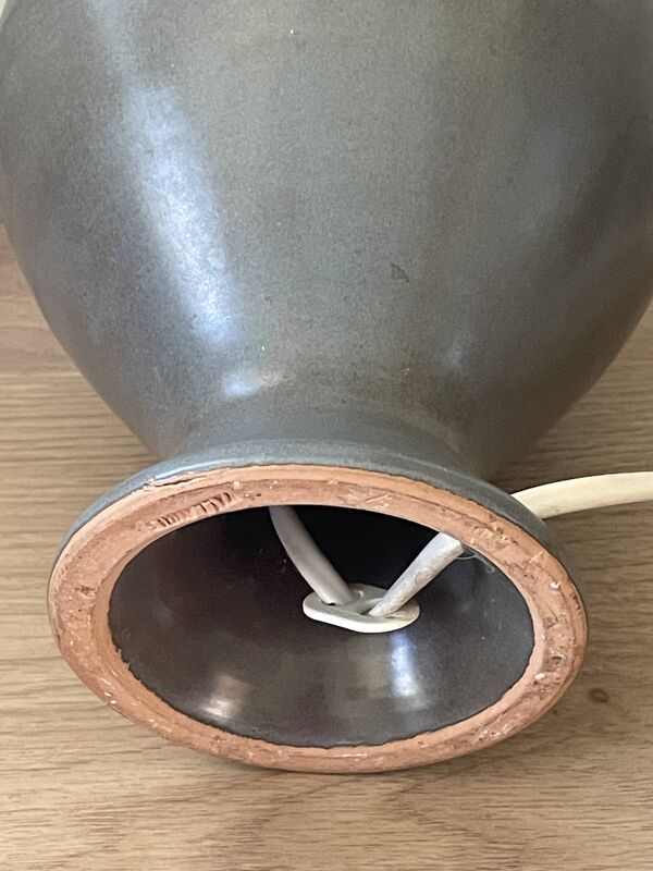 Lampe amphore Vallauris en céramique vintage