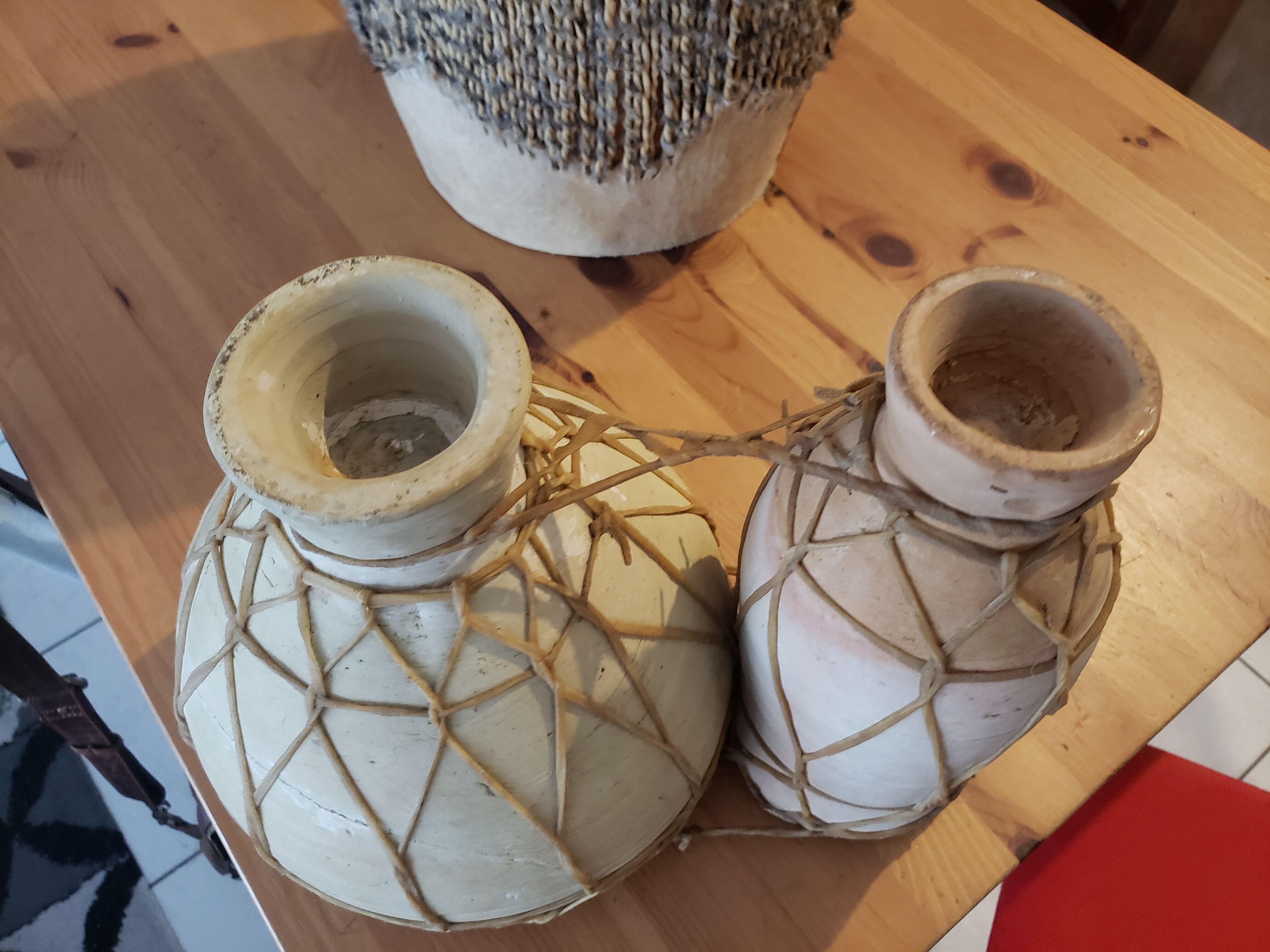 Tibla Moroccan terracotta percussion and camel skin