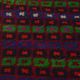 Turkish Kilim Yuruk Vintage 217x353 cm Geometric Green Blue Red