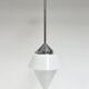 Plafonnier Philips en verre opale, années 1960