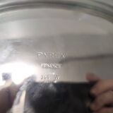 Plat de chevreuil plaqué argent avec casserole en verre pyrex par Sabattini, Italie