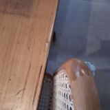 Farm table walnut oval tray