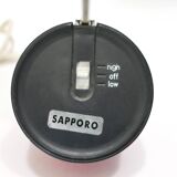 Space age design lamp kreo-lite na-718 red japan