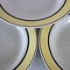 6 vintage Badonviller earthenware soup plates