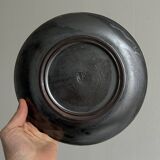 7 terracotta plates, colorful handmade pottery